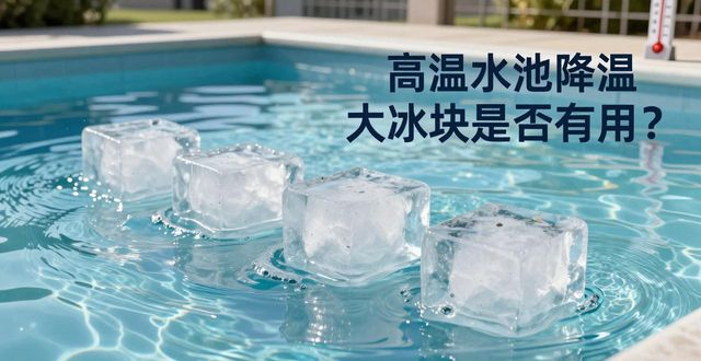 德州高温水池降温大冰块，到底管不管用？
